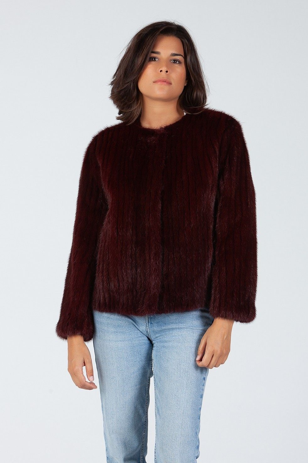 CHAQUETA VISON TIREADO