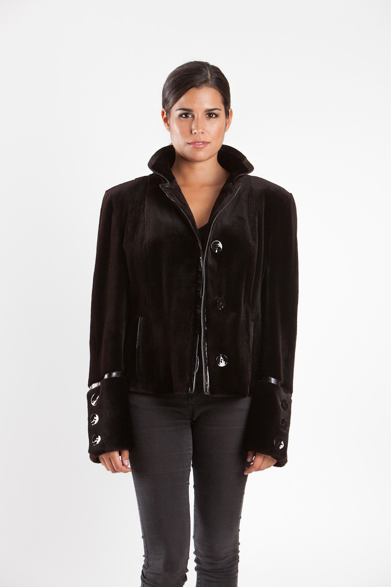 CHAQUETA VISON HEMBRAS RASADO
