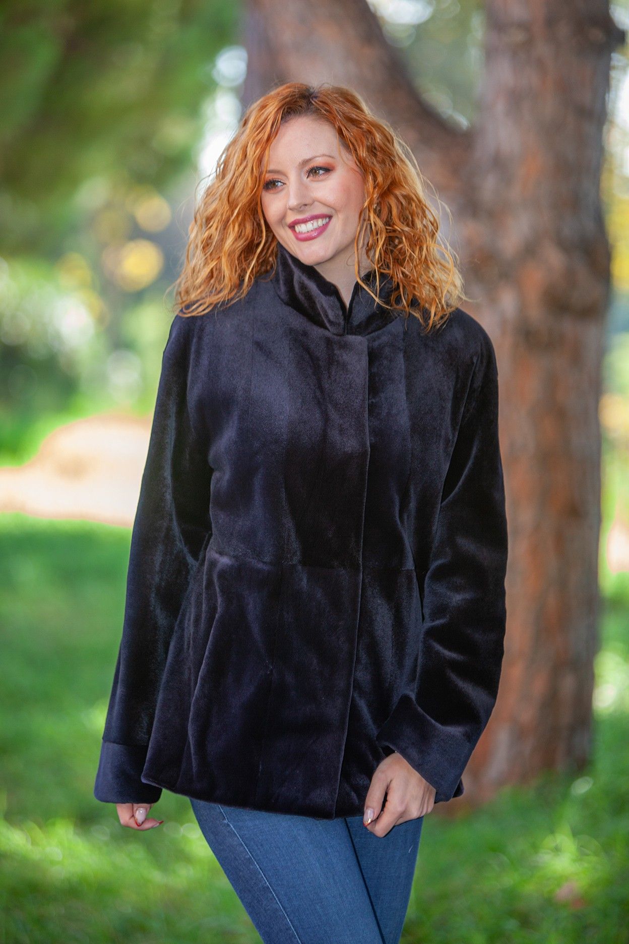 CHAQUETA VISON RASADO