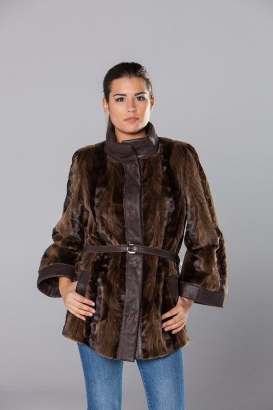 CHAQUETA NUCAS VISON RASADO