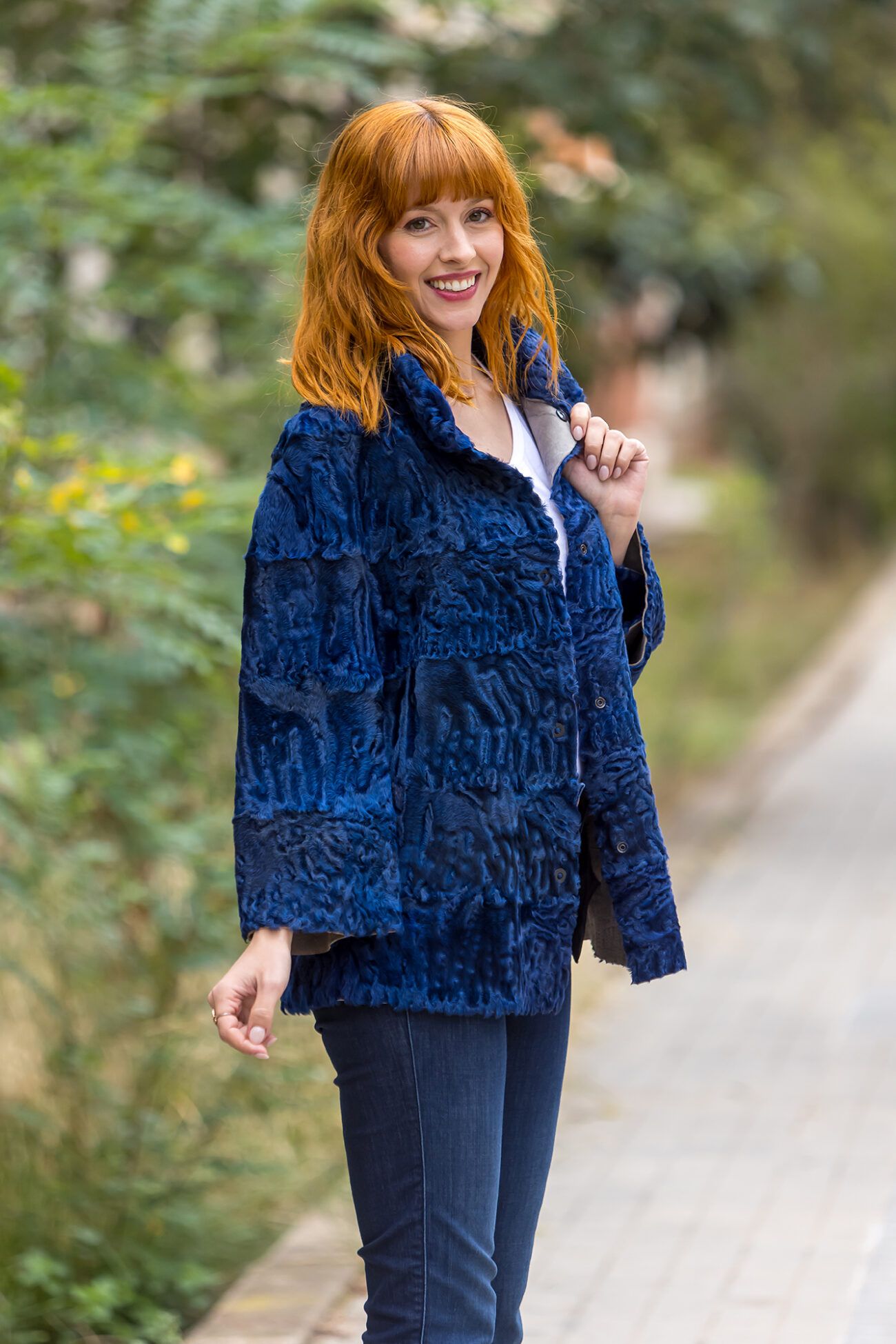 chaqueta astracan