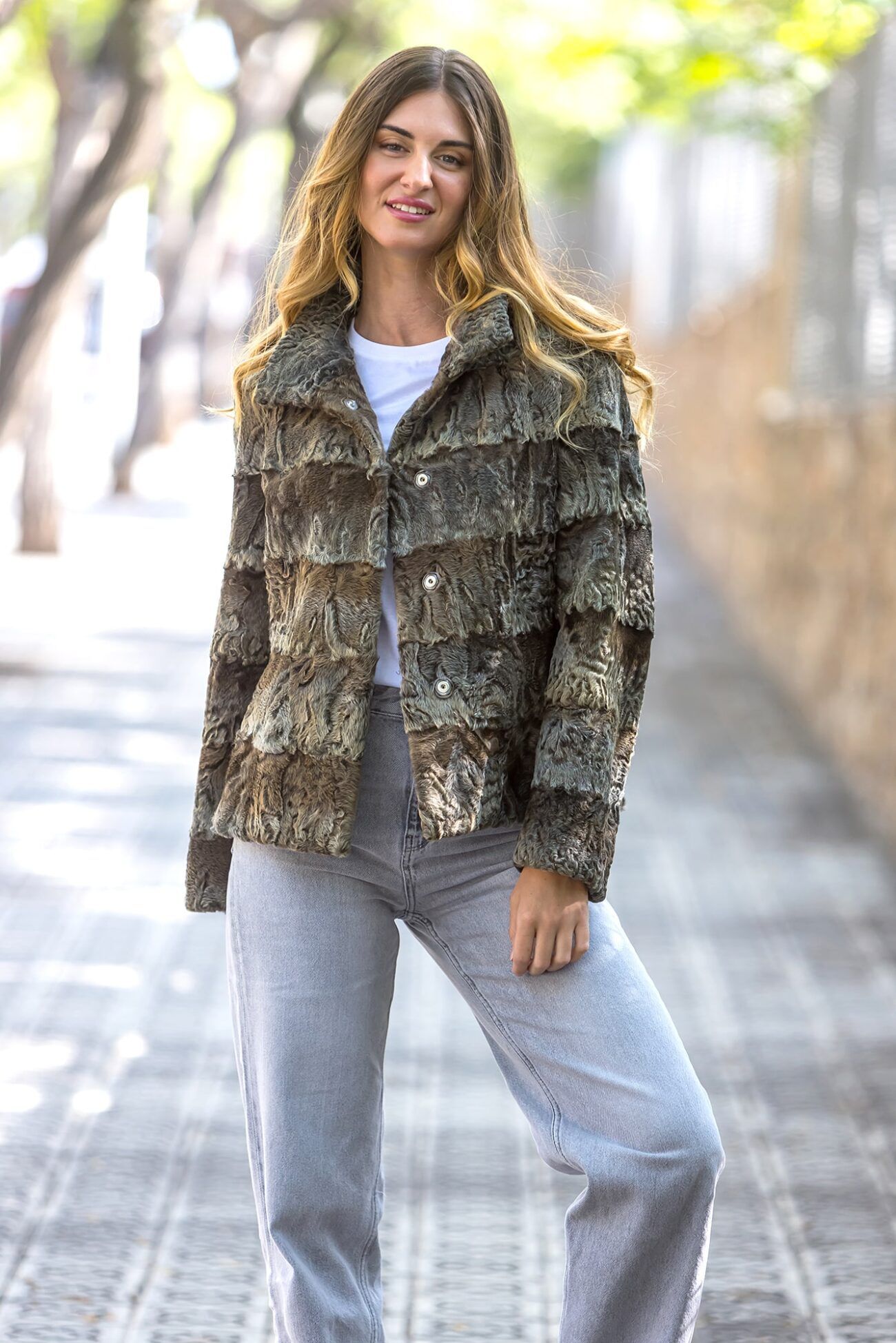 chaqueta astracan
