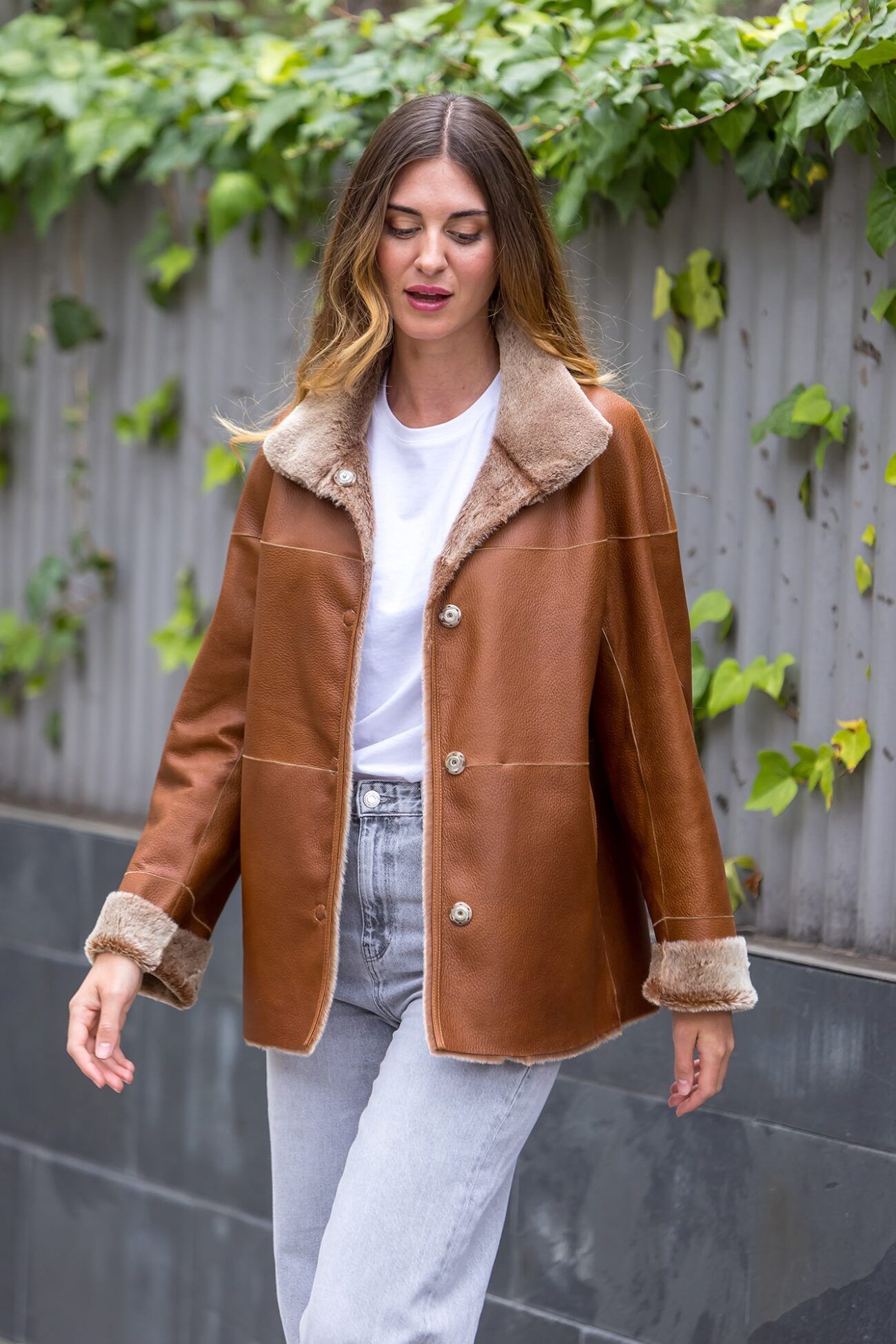 CHAQUETA DOBLE FAZ NAPA