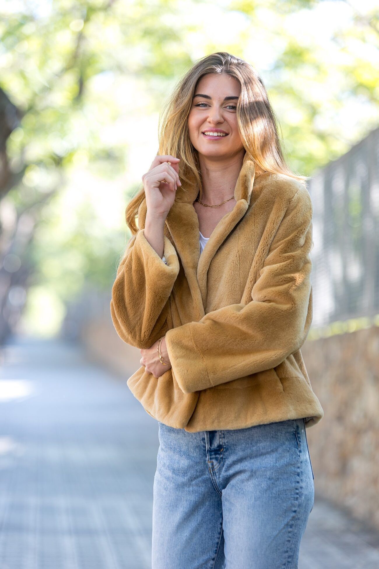 CHAQUETA VISON RASADO