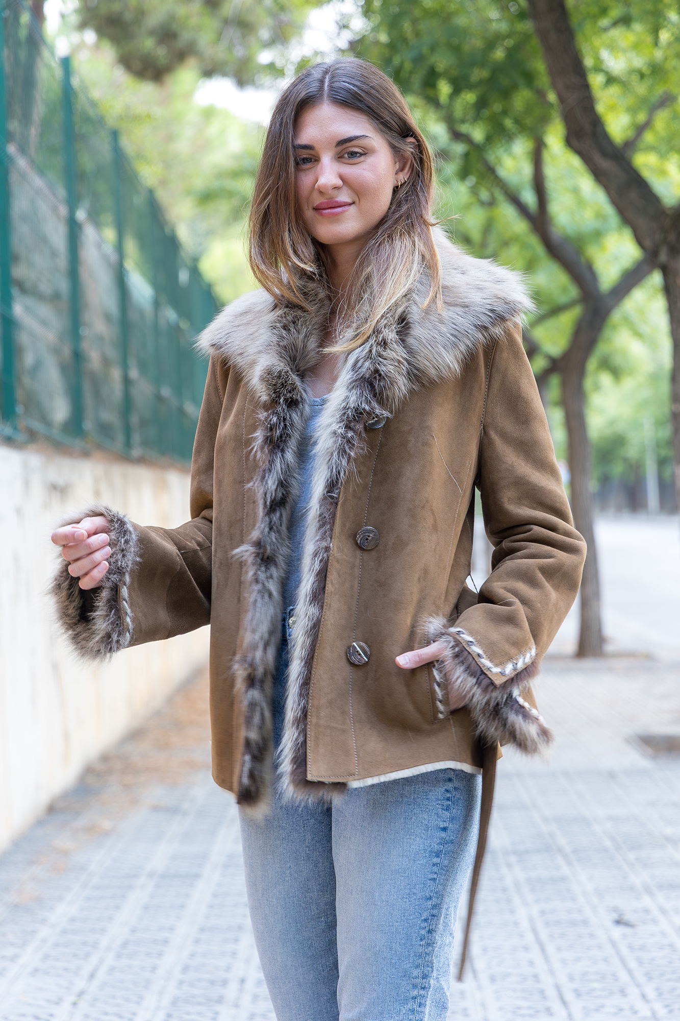 CHAQUETA DOBLE FAZ CON RENARD - Imagen 6