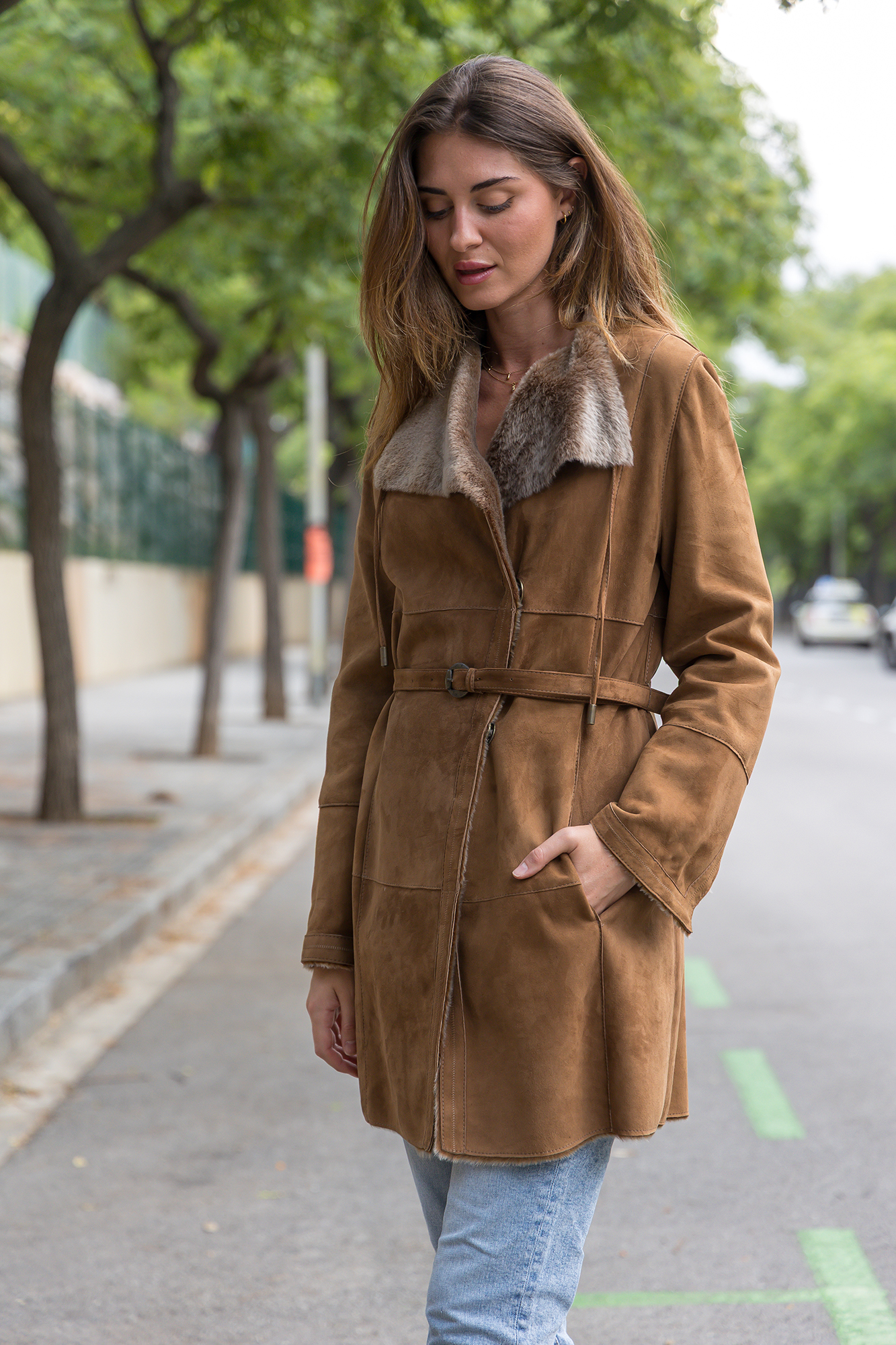 CHAQUETÓN DOBLE FAZ ANTEADO - Imagen 2
