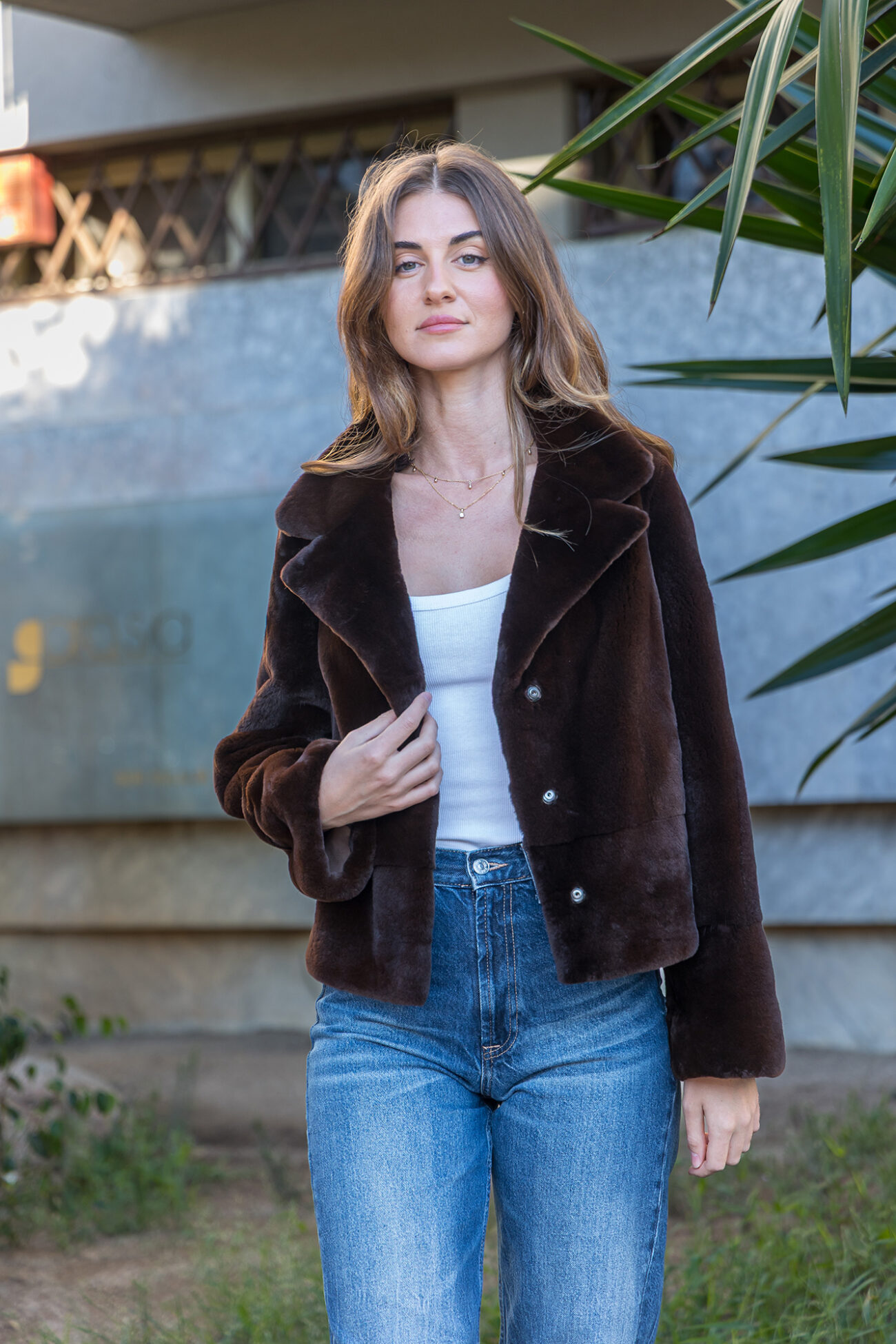 CHAQUETA VISÓN RASADO
