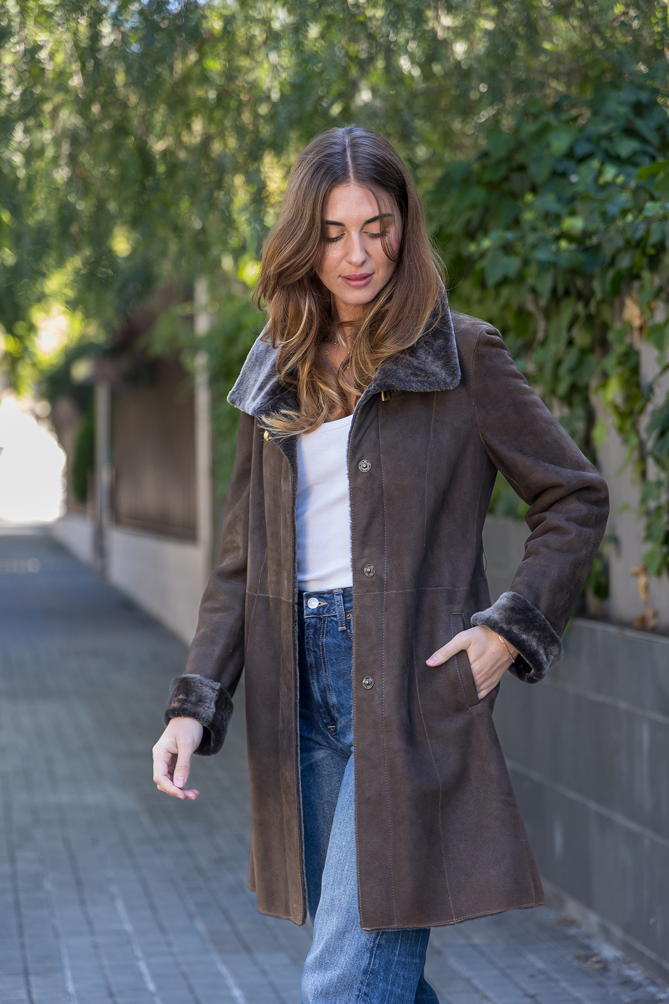 CHAQUETÓN DOBLE FAZ ANTEADO - Imagen 7