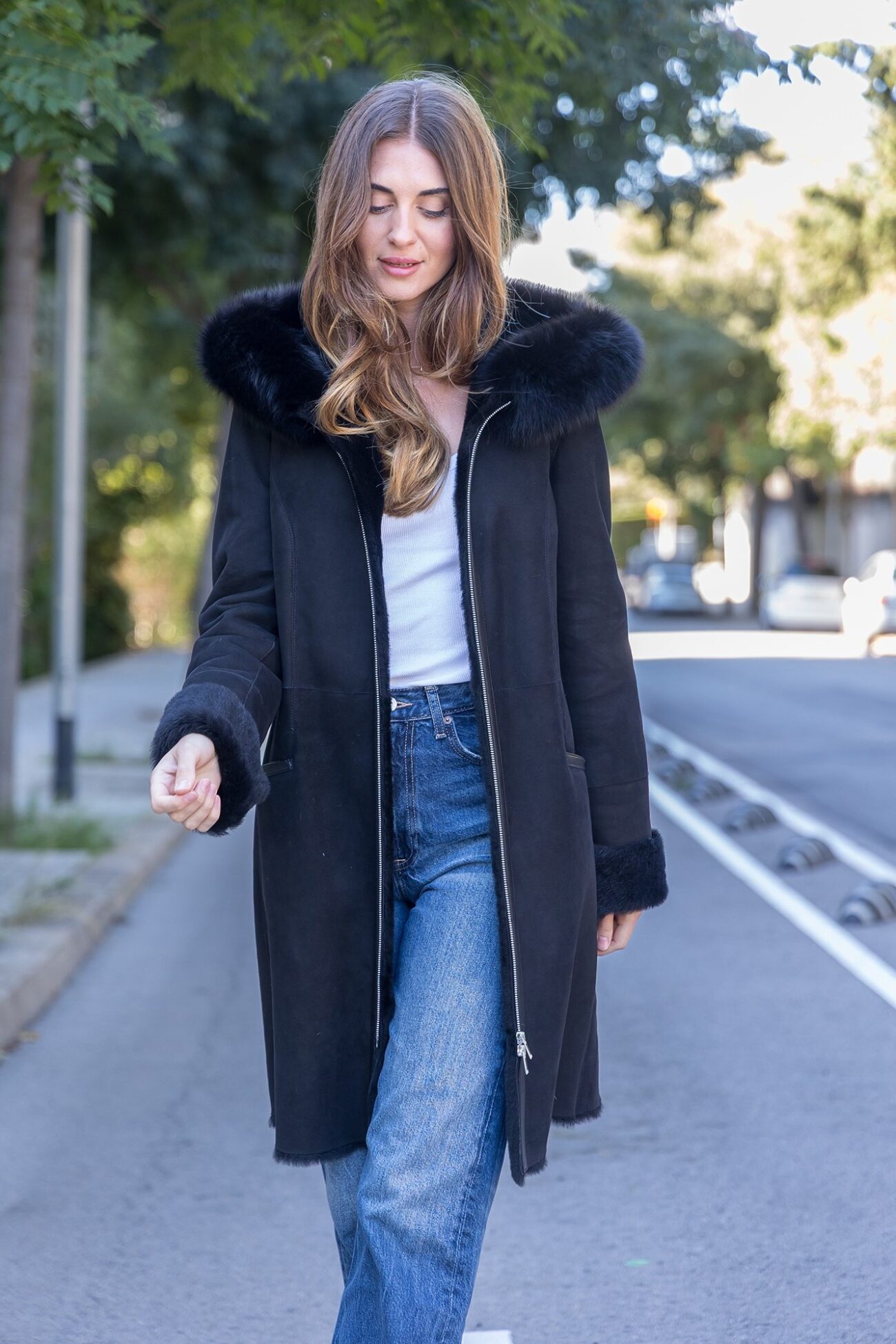 CHAQUETÓN CAPUCHA DOBLE FAZ ANTE
